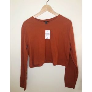 Forever 21 Long Sleeve Crop Top